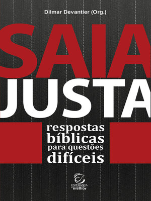 cover image of Saia justa--eBook
